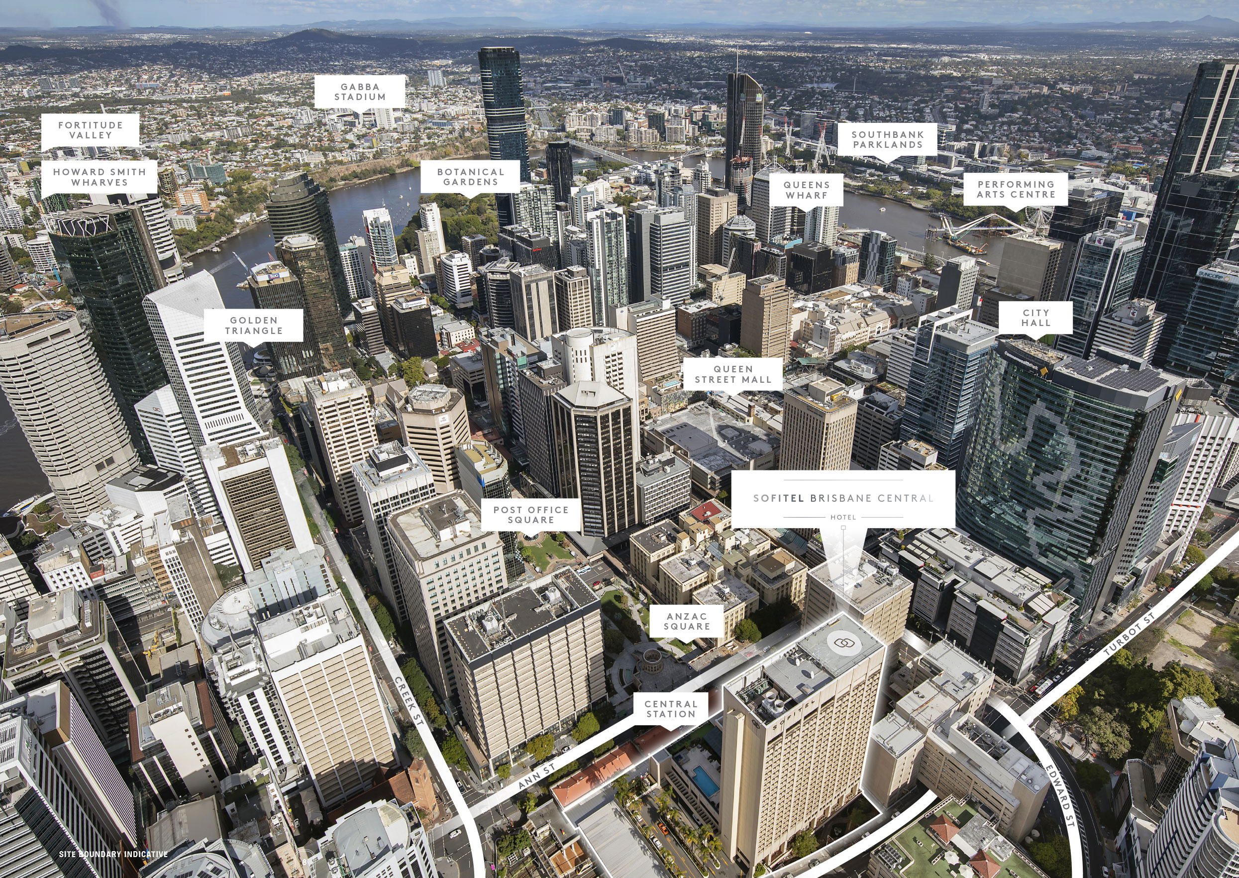Sofitel Brisbane Central Location Map
