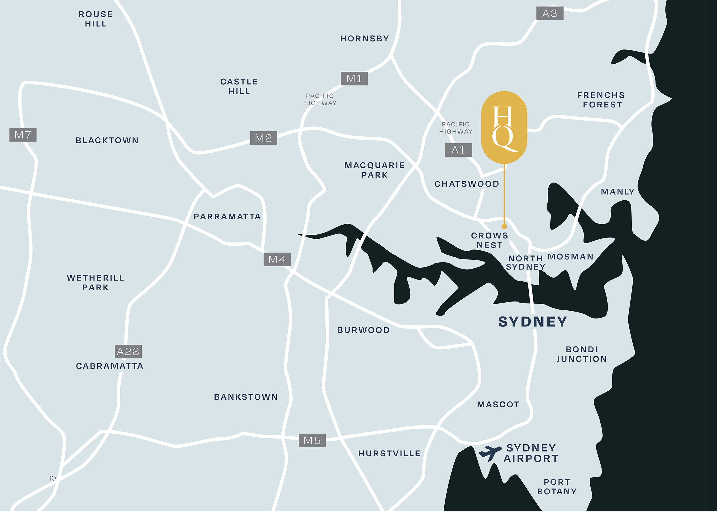 Home HQ Artarmon Location Map A